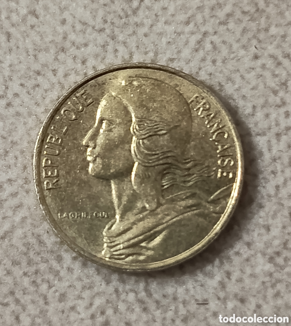 Monedas antiguas de Europa: Moneda 5 C&eacute;ntimos Francia 1987 - Foto 1