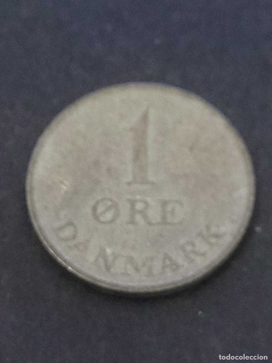 Monedas antiguas de Europa: Moneda 1 ore 1971 Dinamarca - Foto 2