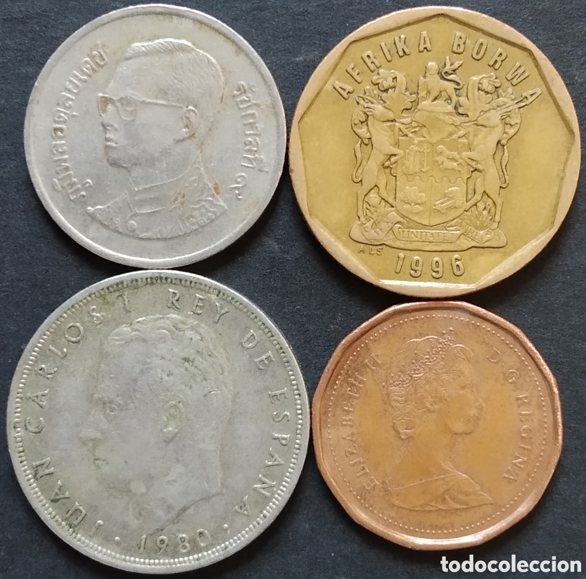 Monedas antiguas de Europa: LOTE MONEDAS N&deg; 0077 - LOTE DE 4 MONEDAS INTERNACIONALES - Foto 2