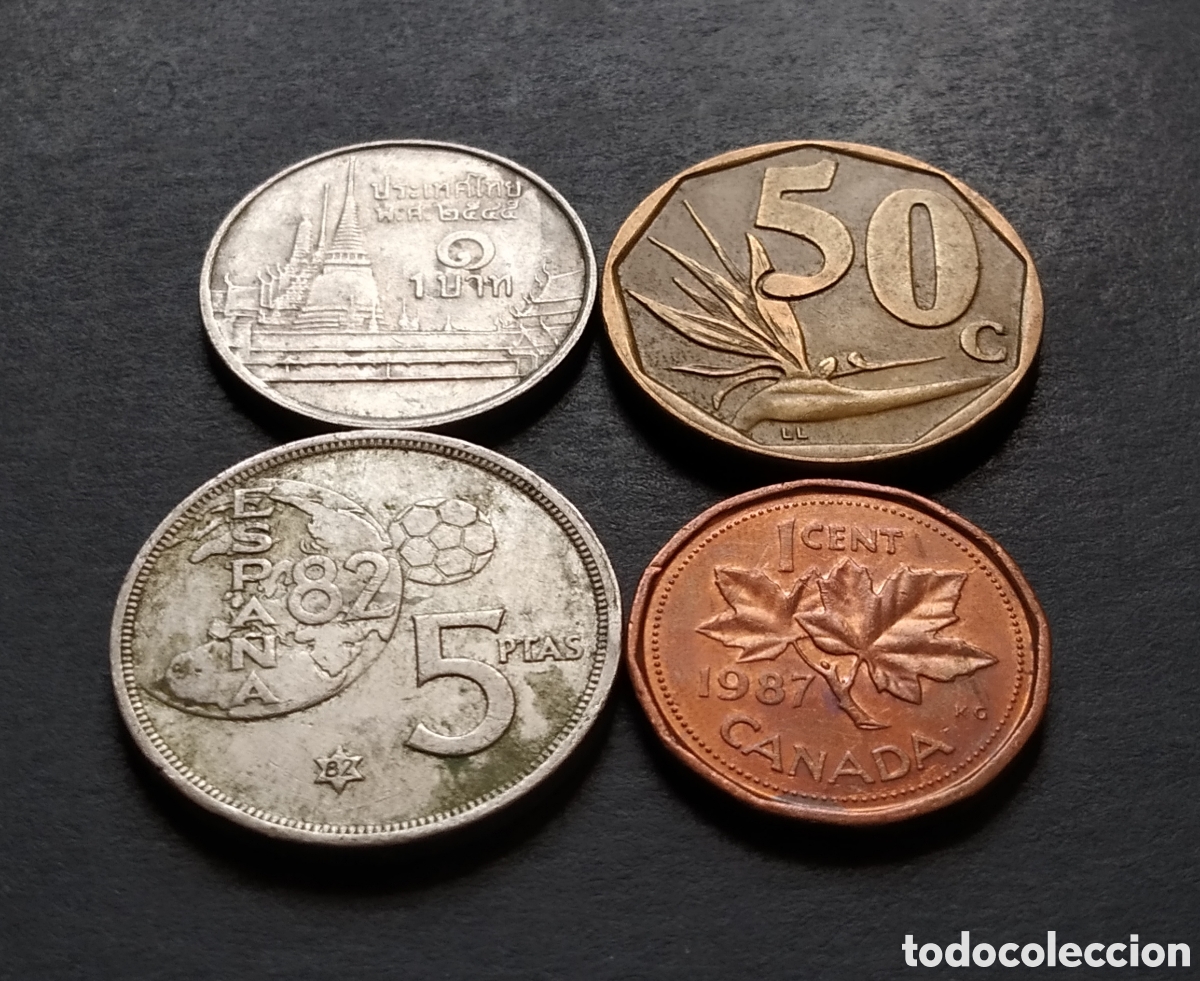Monedas antiguas de Europa: LOTE MONEDAS N&deg; 0077 - LOTE DE 4 MONEDAS INTERNACIONALES - Foto 3