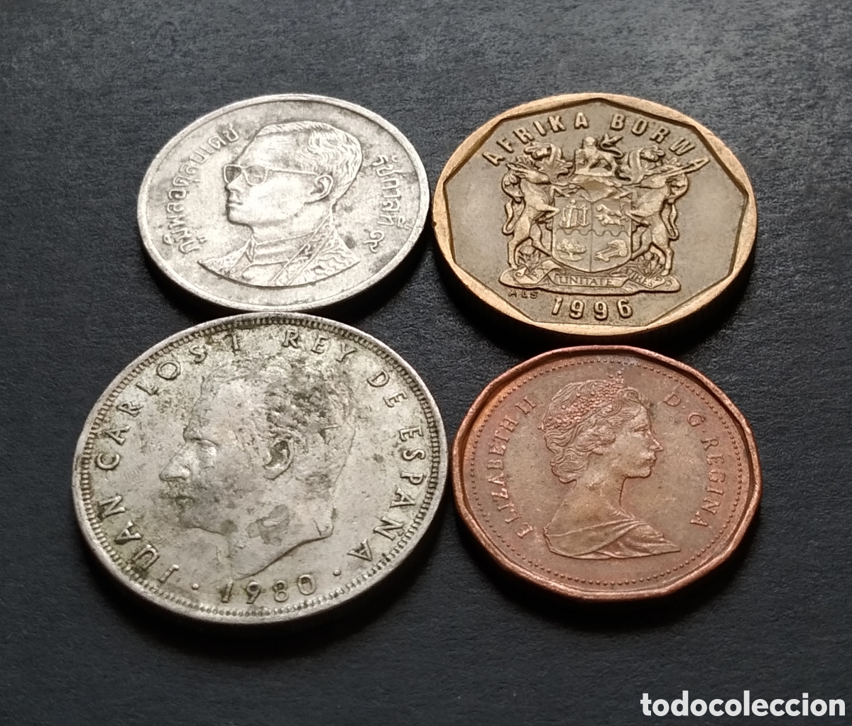 Monedas antiguas de Europa: LOTE MONEDAS N&deg; 0077 - LOTE DE 4 MONEDAS INTERNACIONALES - Foto 4