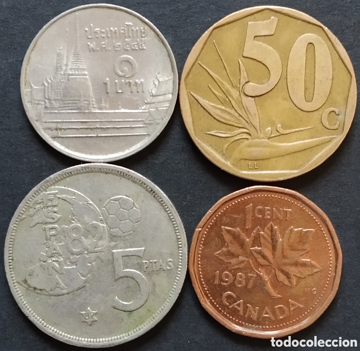 Monedas antiguas de Europa: LOTE MONEDAS N&deg; 0077 - LOTE DE 4 MONEDAS INTERNACIONALES - Foto 1