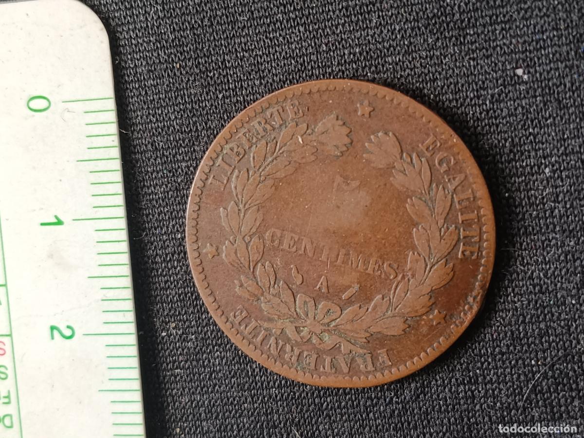 Monedas antiguas de Europa: Francia 5 centimes 1888 - Foto 2