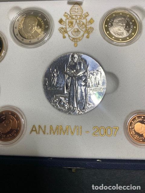 Monedas antiguas de Europa: Set de monedas Vaticano 2007 PROF - Foto 2