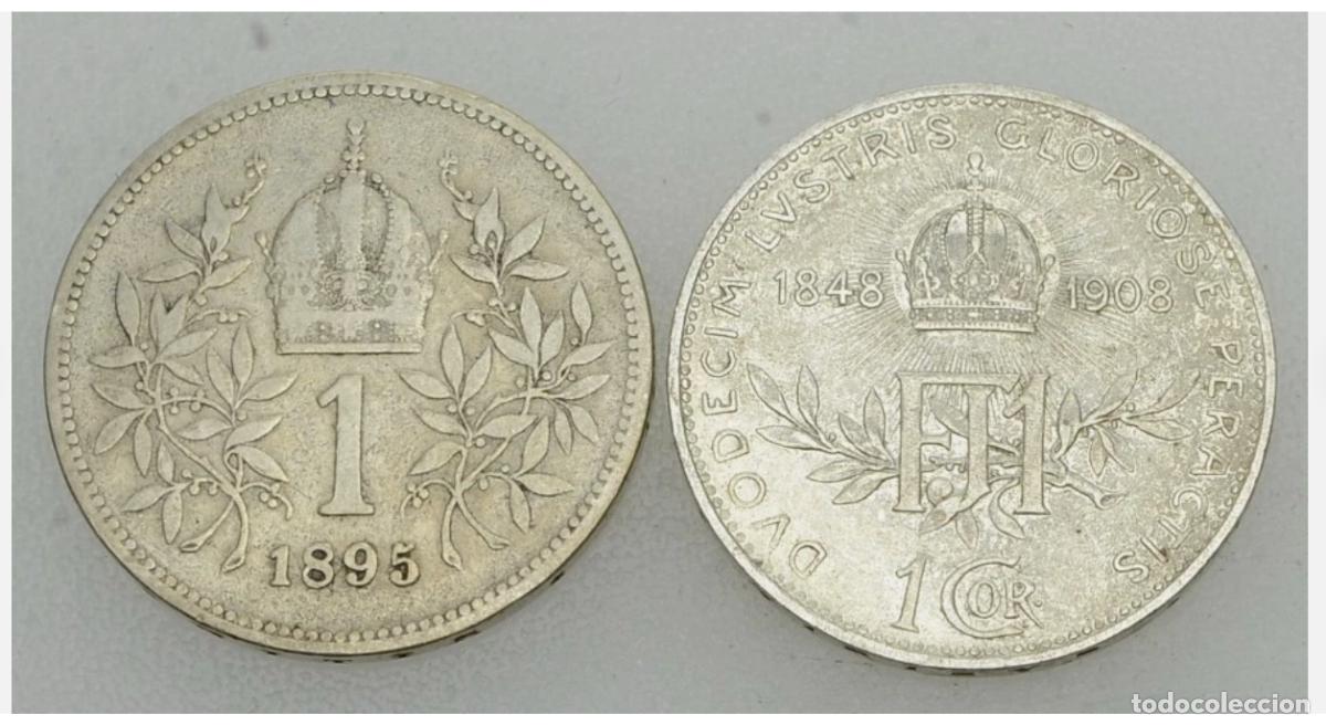 Monedas antiguas de Europa: AUSTRIA 1 CORONA 1908 - Foto 1