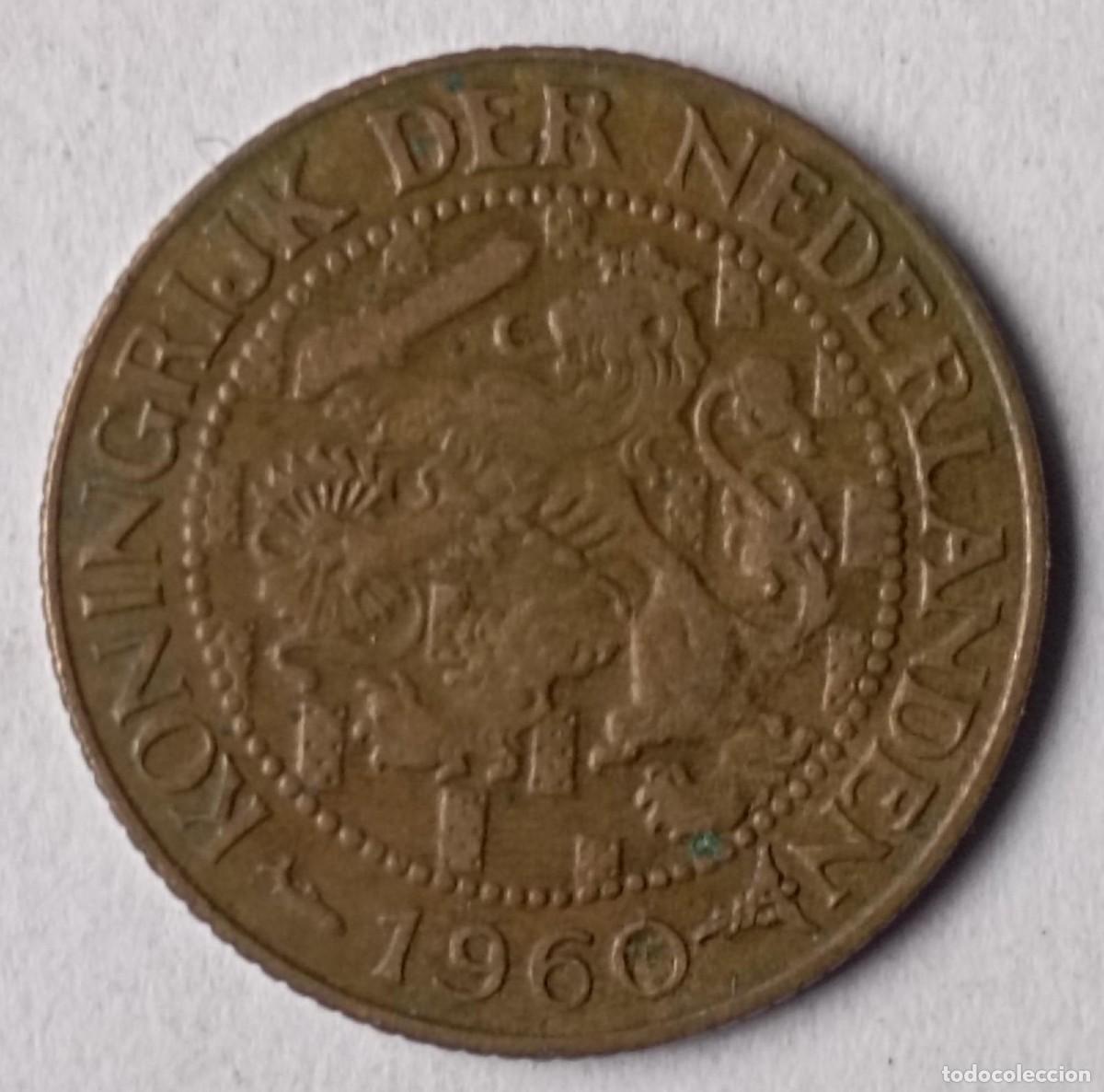 Monedas antiguas de Europa: Moneda de Holanda 1 c&eacute;ntimo de 1960 - Foto 1
