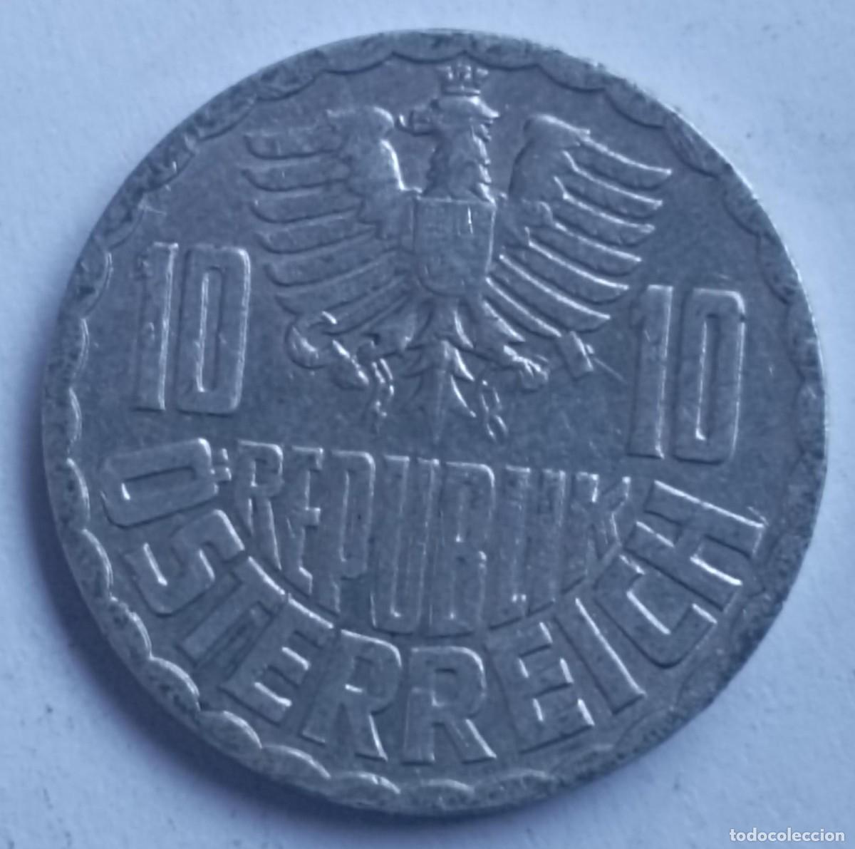 Monedas antiguas de Europa: Moneda de Austria 10 groschen de 1978 - Foto 2
