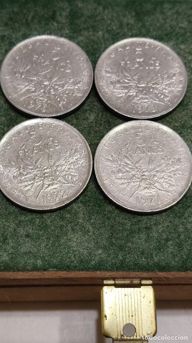 Monedas antiguas de Europa: 4 pi&egrave;ce de 5 franc collection - Foto 2