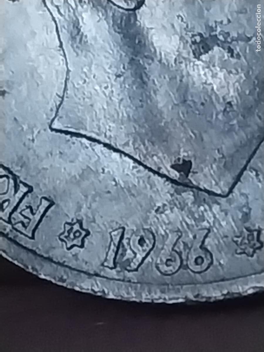 Alte M&uuml;nzen aus Europa: ESPA&Ntilde;A ESTADO ESPA&Ntilde;OL 1966 50 CENTIMOS CTS ESTRELLA 68 MONEDA CIRCULADA ORIGINAL