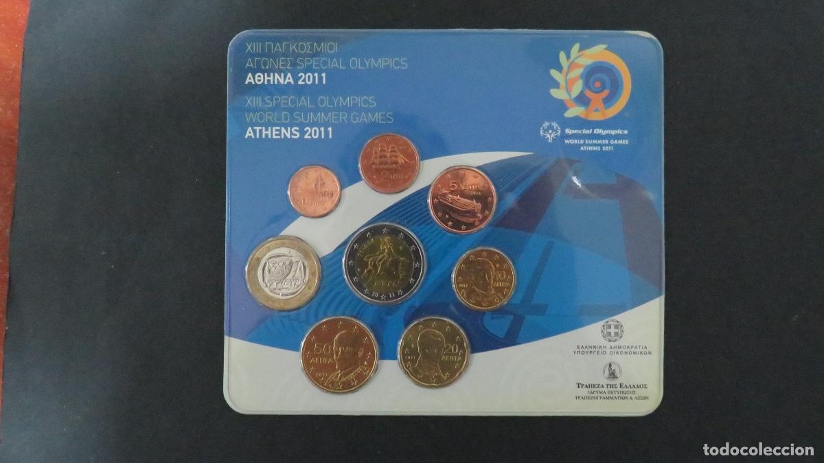 Monete antiche di Europa: Set monedas euros Grecia 2011
