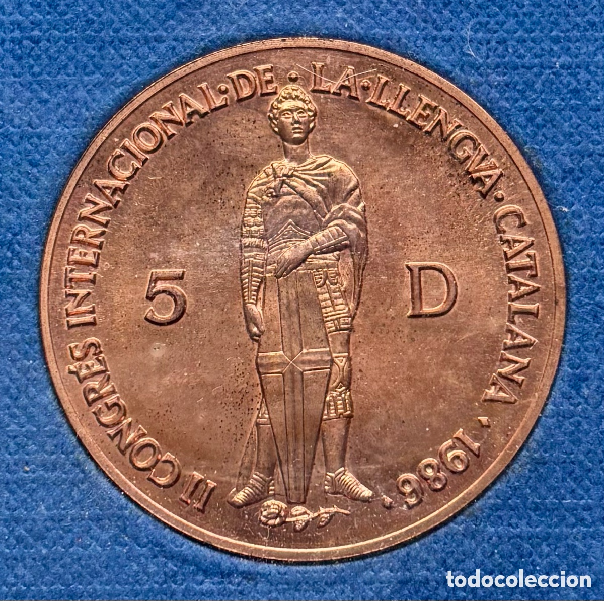 Monedas antiguas de Europa: Moneda ANDORRA 5 Diners 1996. Cartera - Foto 1