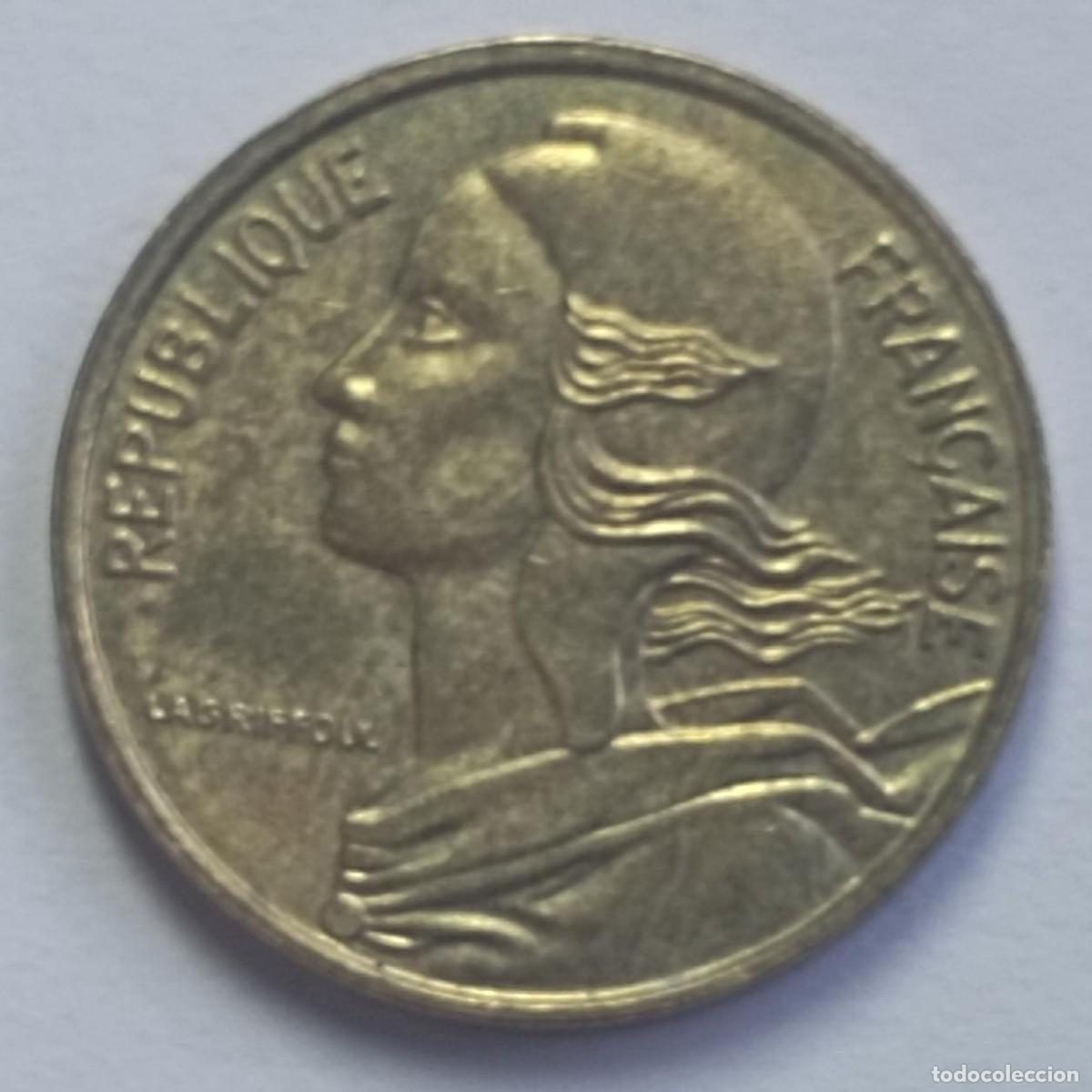 Monedas antiguas de Europa: Moneda de Francia 5 c&eacute;ntimos de 1998 - Foto 2