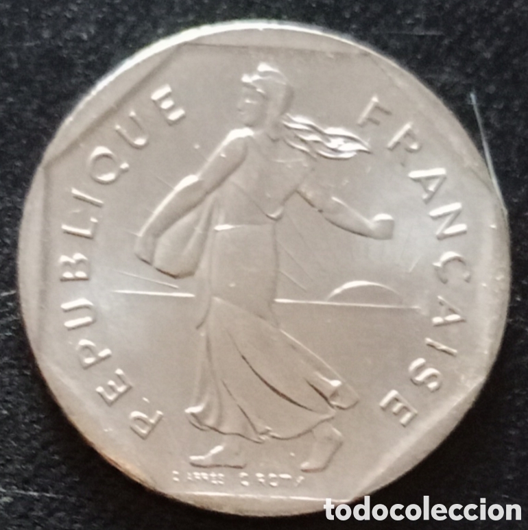 Monedas antiguas de Europa: Francia 1981 - Moneda de 2 Francos - EBC - Foto 2