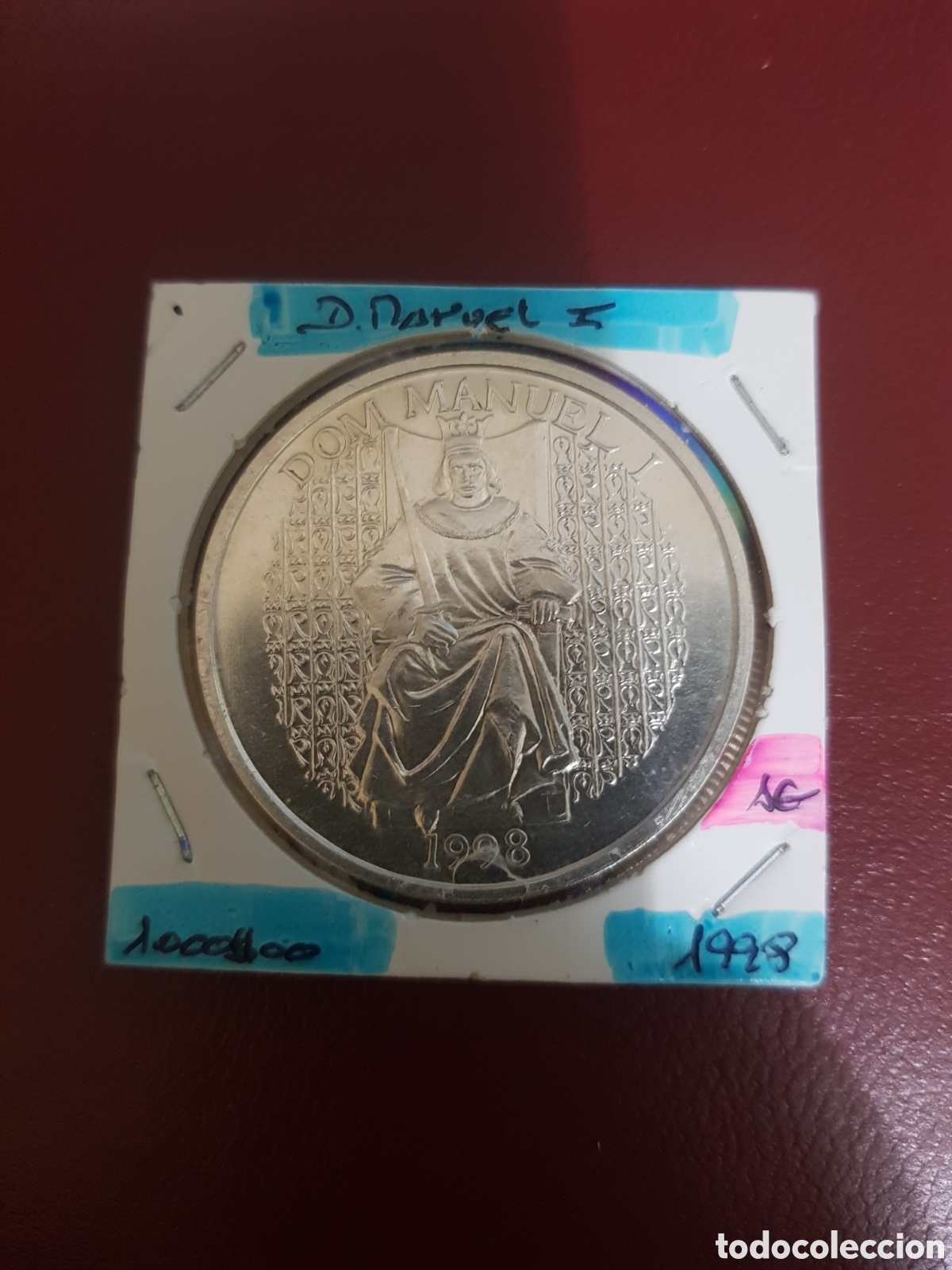 Monedas antiguas de Europa: Moneda de plata 1000 escudos - Foto 1
