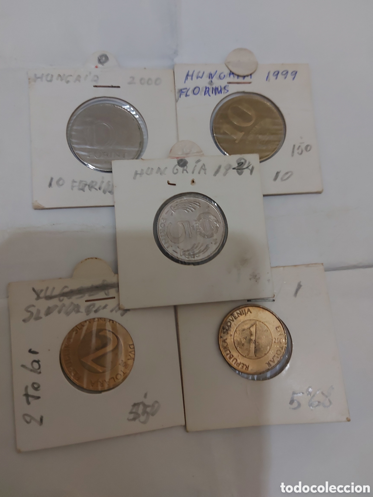 Monedas antiguas de Europa: 3monedas de Hungria y - Foto 2