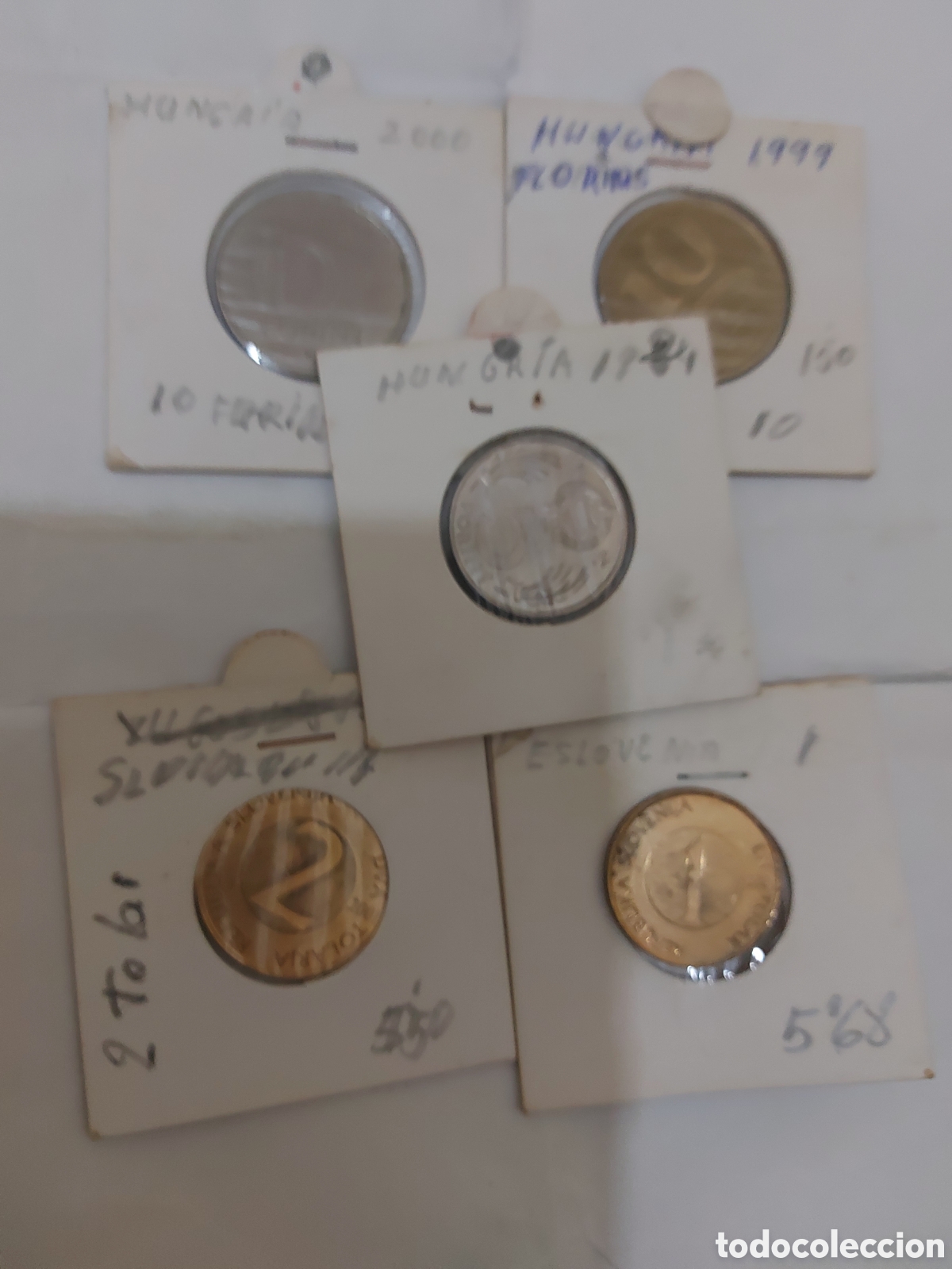 Monedas antiguas de Europa: 3monedas de Hungria y - Foto 1