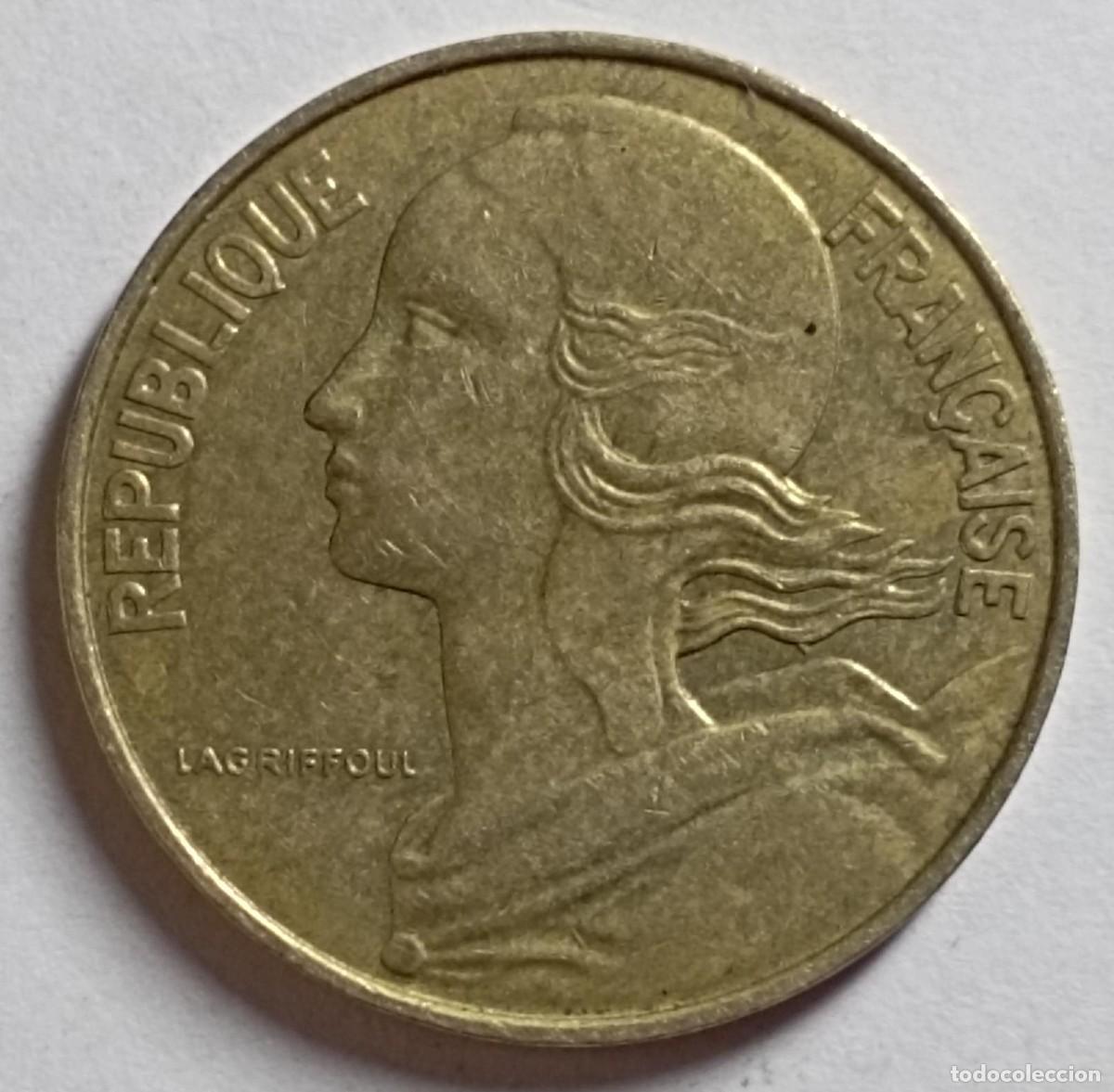 Monedas antiguas de Europa: Moneda de Francia 10 c&eacute;ntimos de 1996 - Foto 2