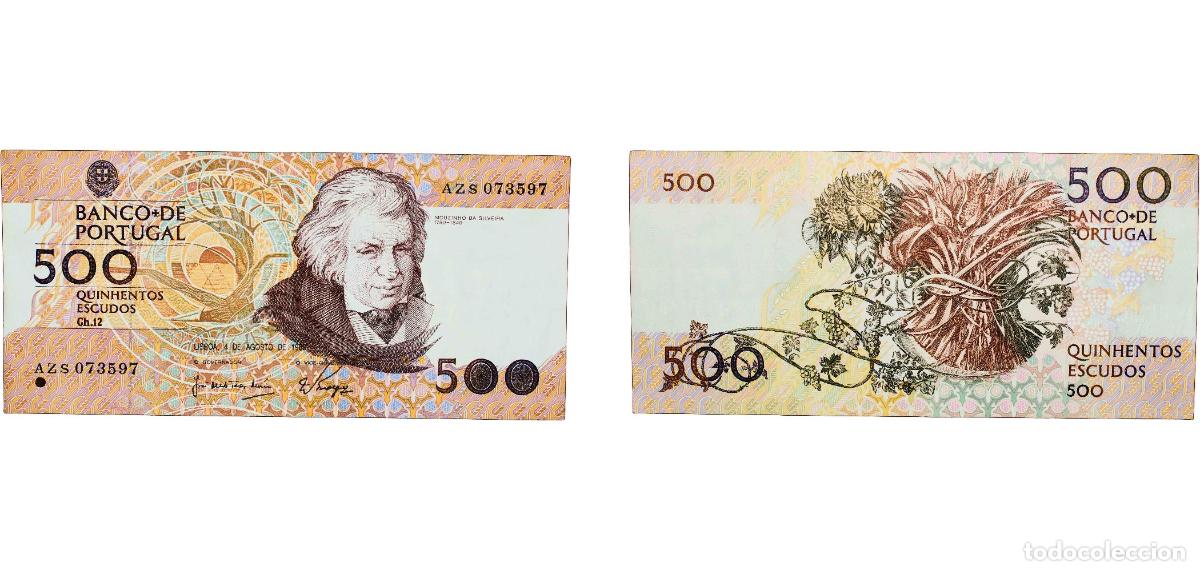Monedas antiguas de Europa: 500 Escudos (12th. print) 1988