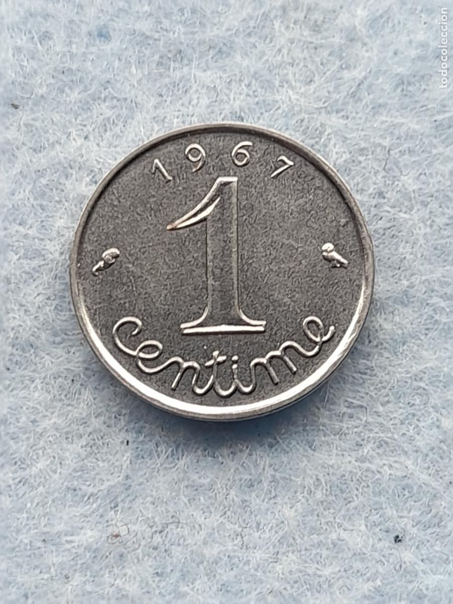 Monedas antiguas de Europa: Francia. 1 C&eacute;ntimo. A&ntilde;o 1967. - Foto 2