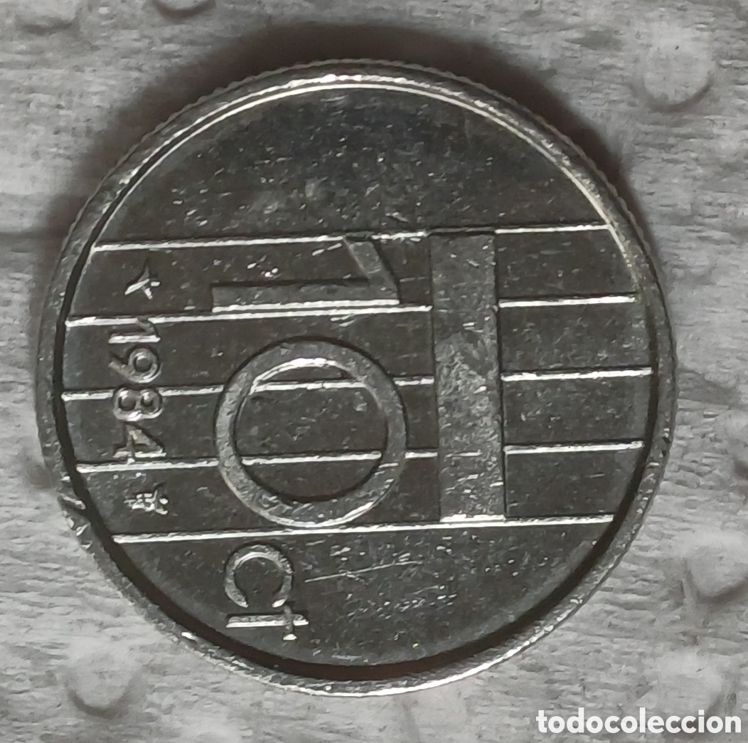 Monedas antiguas de Europa: Moneda10 ct, error acu&ntilde;acion menos cuarto - Foto 2