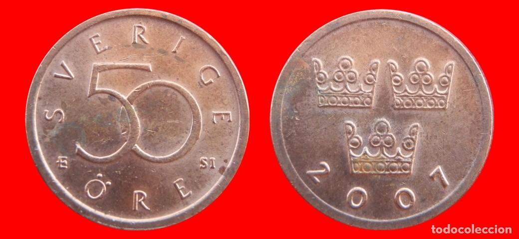 Monedas antiguas de Europa: 50 ORE 2007 SUECIA-141433