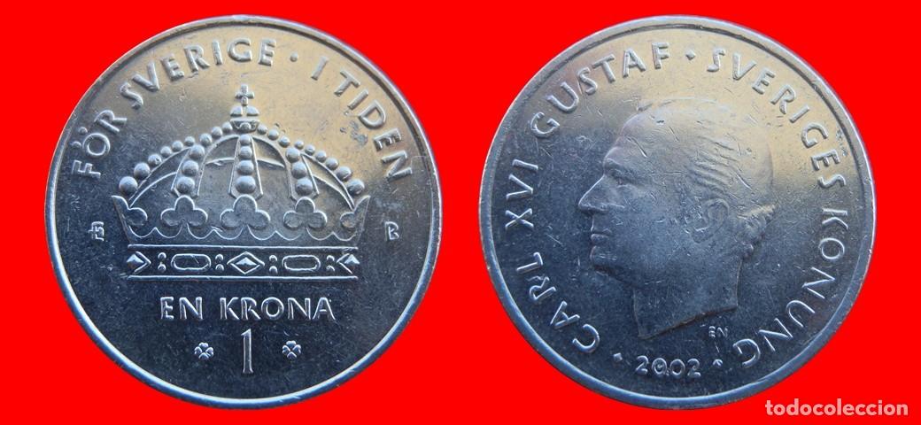 Monedas antiguas de Europa: 1 CORONA 2002 SUECIA-141434