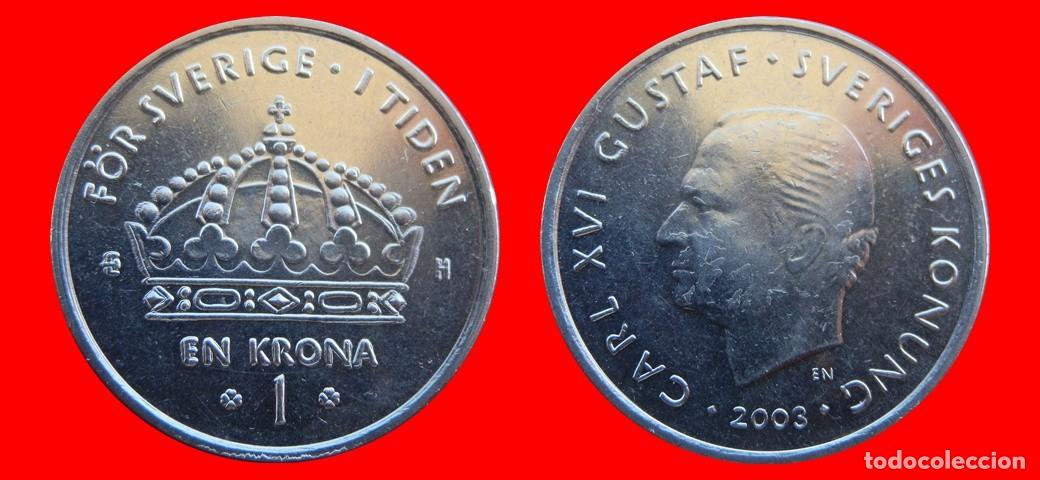 Monedas antiguas de Europa: 1 CORONA 2003 SUECIA-141436