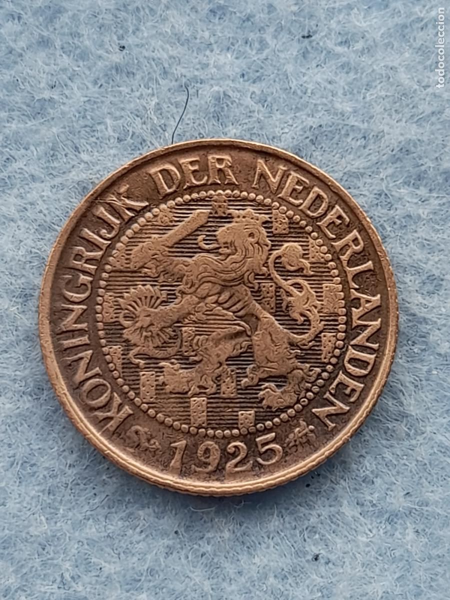 Monedas antiguas de Europa: Holanda. 1 C&eacute;ntimo. A&ntilde;o 1925. - Foto 1