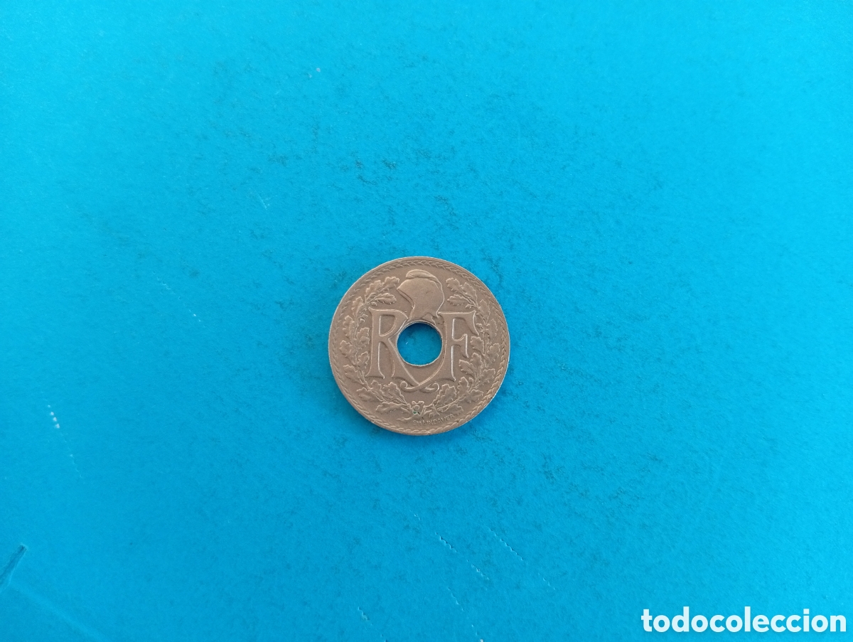 Monedas antiguas de Europa: 25 centimes de Francia 1933 - Foto 2