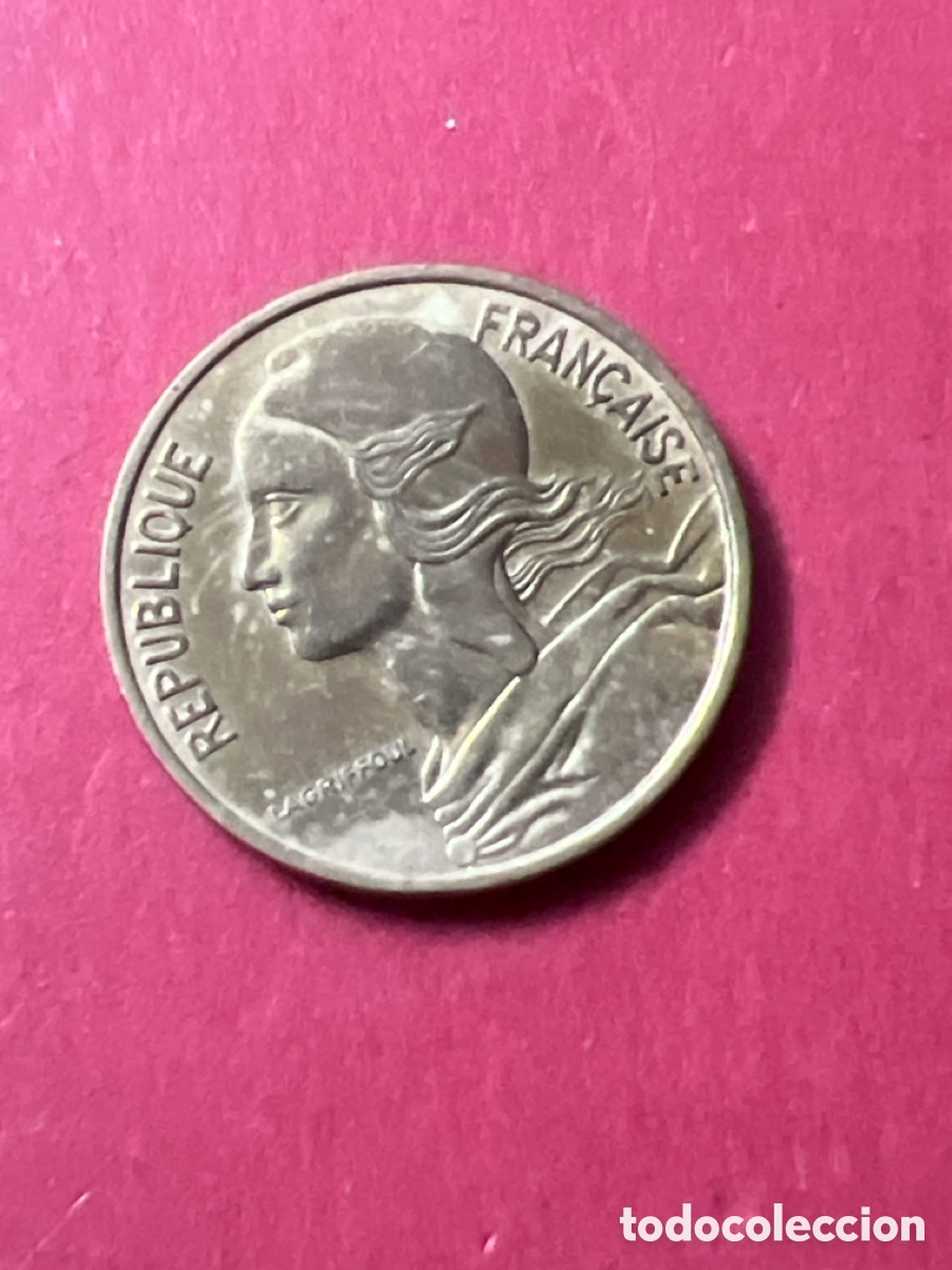 Monedas antiguas de Europa: X97. FRANCIA - 5 CENTIMES - 1982 - - Foto 2