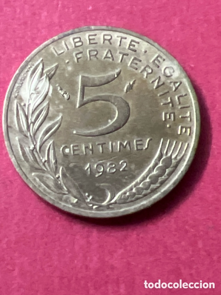 Monedas antiguas de Europa: X97. FRANCIA - 5 CENTIMES - 1982 - - Foto 1