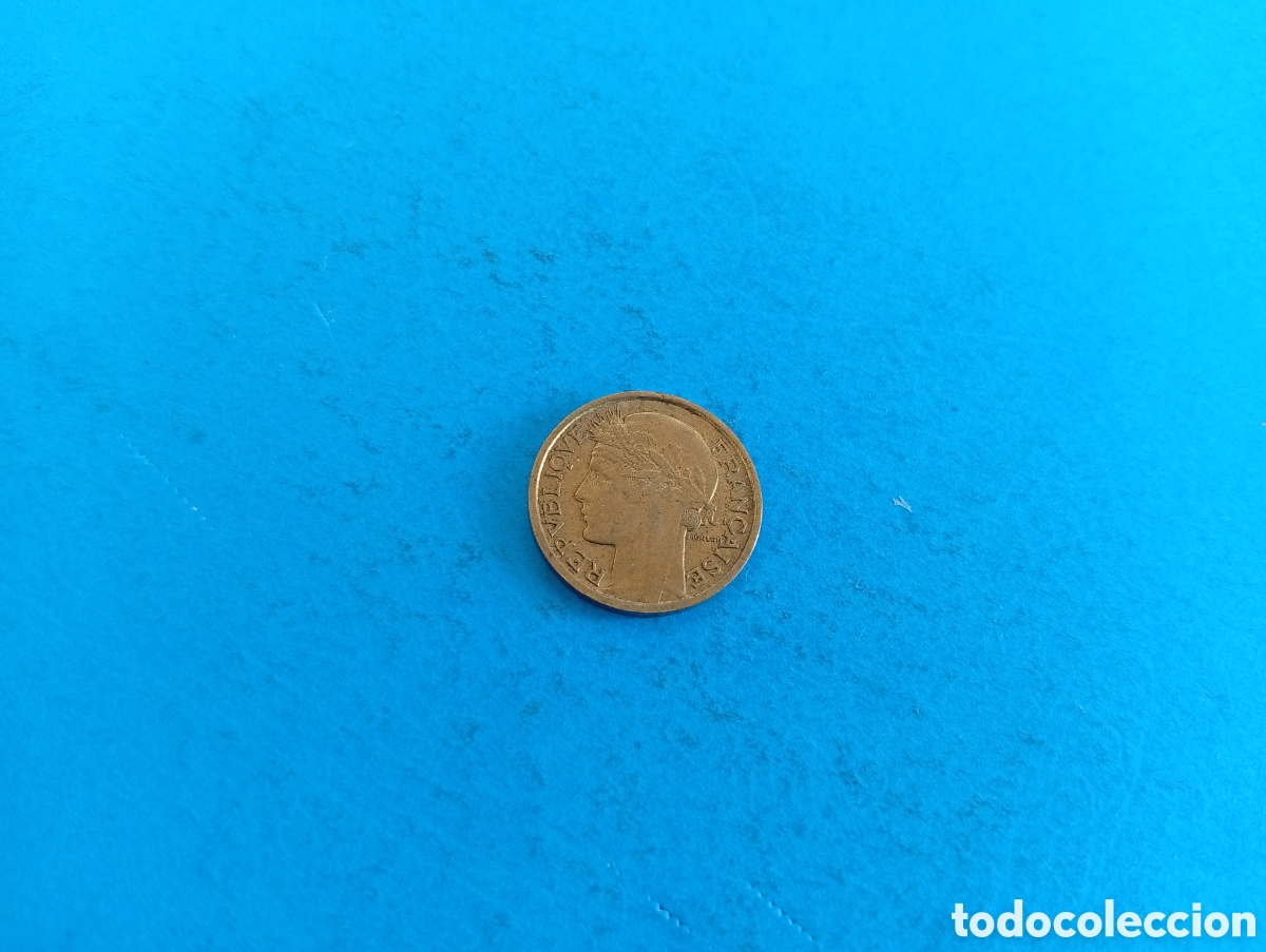 Monedas antiguas de Europa: 50 centimes de Francia 1937 - Foto 2