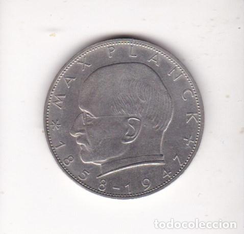 Old Coins of Europe: FC8-78- Moneda Max Planck ALEMANIA 2 Marcos 1967. EBC