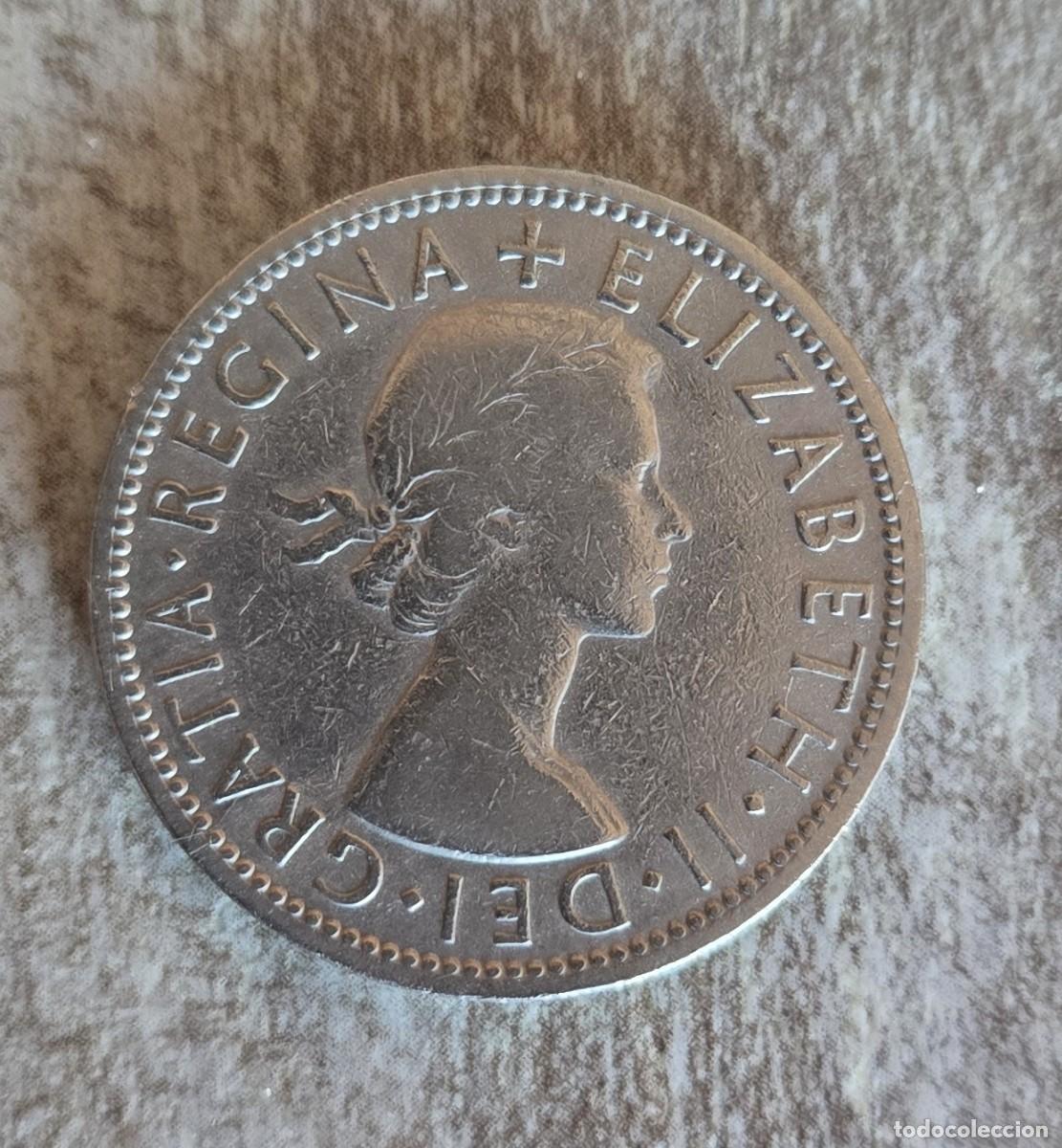 Monnaies anciennes de Europe: MONEDA DE GRAN BRETA&Ntilde;A 1956 Elizabeth II -Two Shillings
