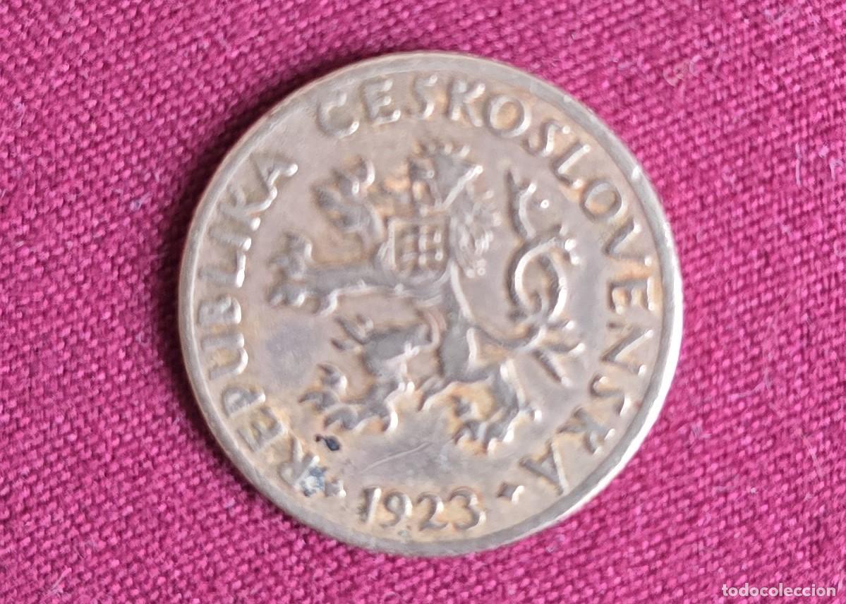Monnaies anciennes de Europe: MONEDA DE CHECOSLOVAQUIA 1923 - 5 HALERU