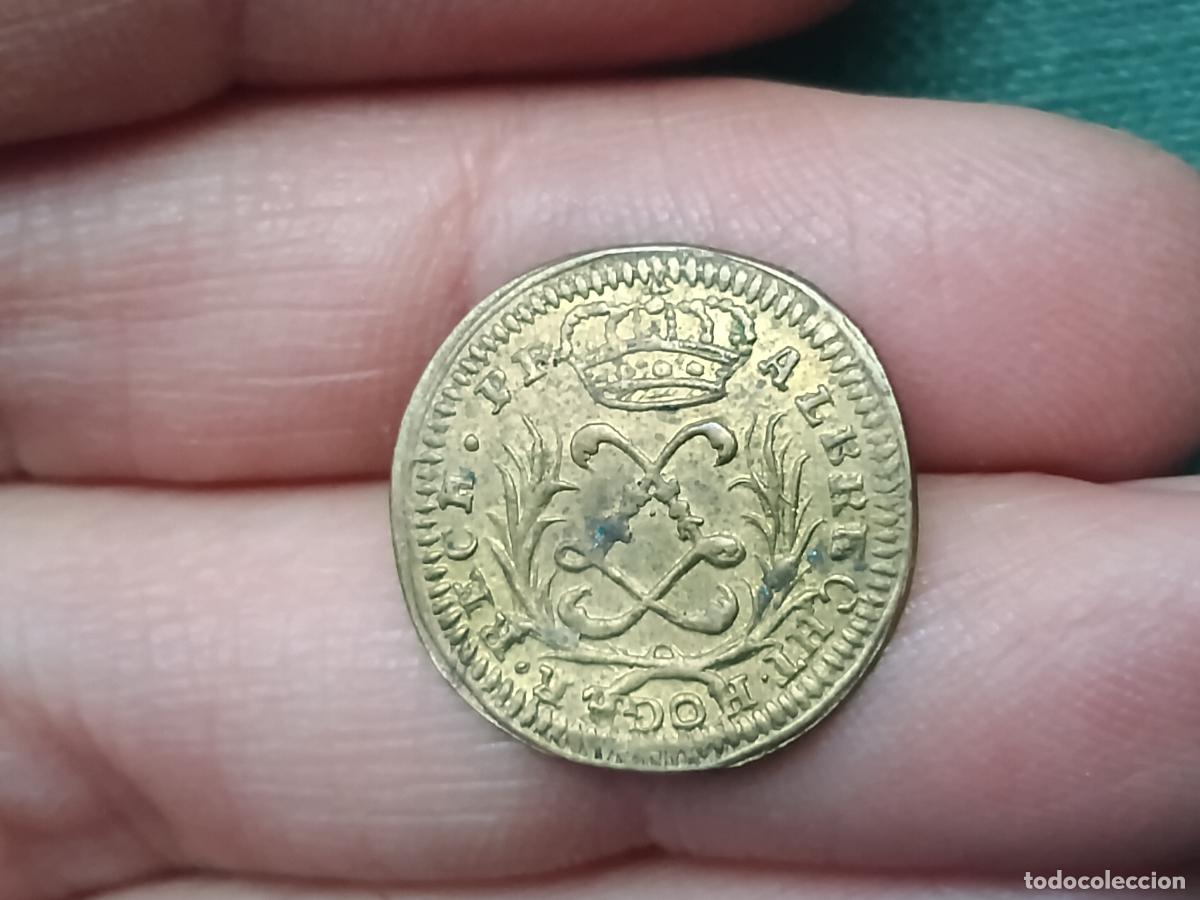 Monedas antiguas de Europa: Francia. Jet&oacute;n de Luis XV - Foto 2