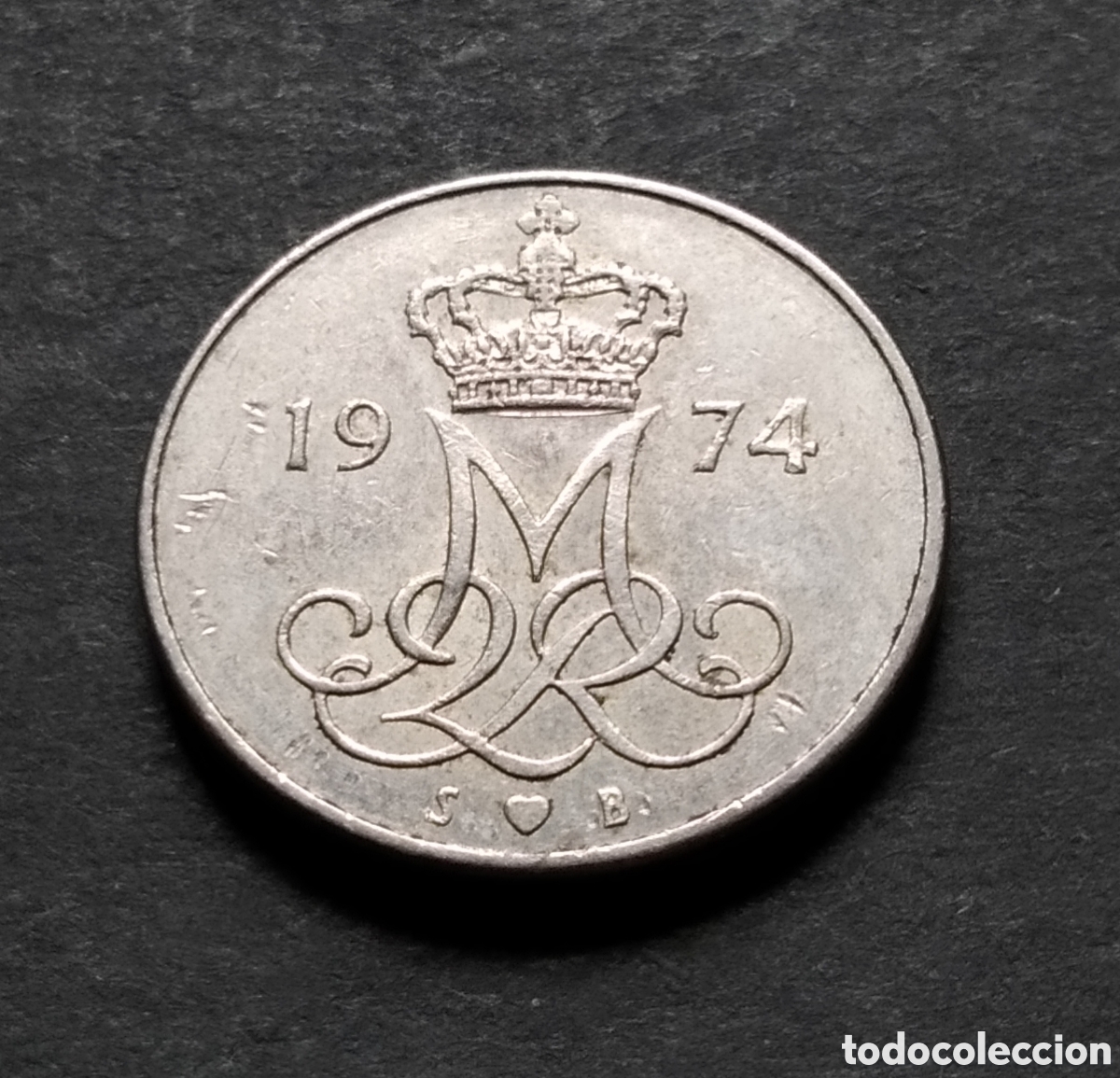 Monedas antiguas de Europa: MONEDA - DINAMARCA 10 ORE 1974 - Foto 4