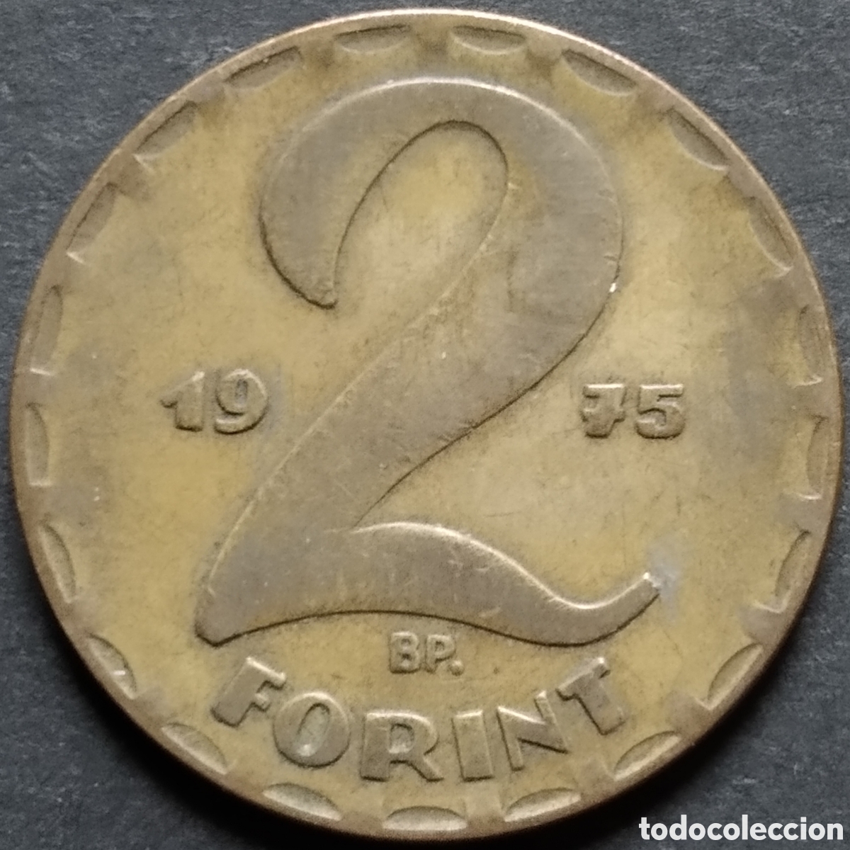 Moedas antigas da Europa: MONEDA - HUNGRIA 2 FORINT 1975