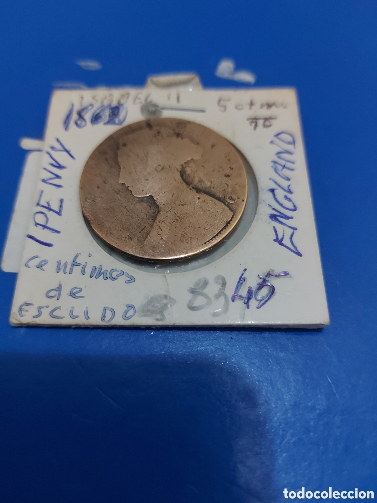 Monedas antiguas de Europa: moneda de England del - Foto 1