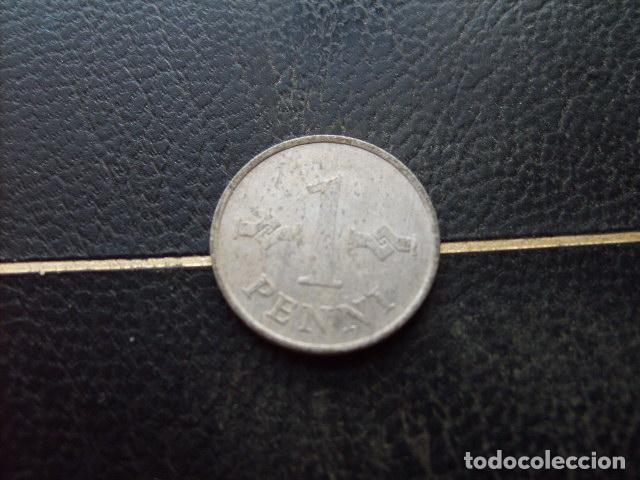 Monedas antiguas de Europa: FINLANDIA 1 PENNI 1976