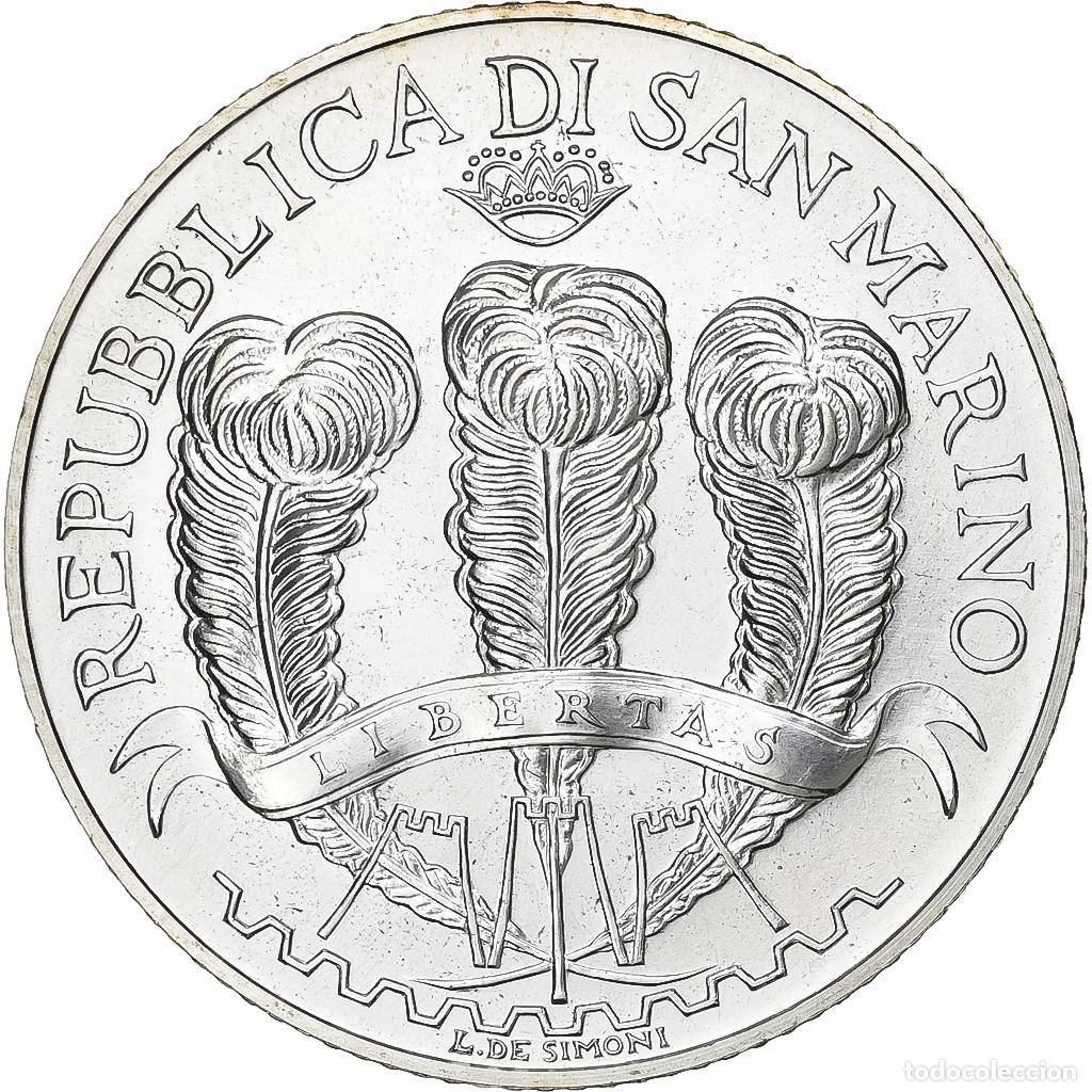 Moedas antigas da Europa: [#1121289] San Marino, 5 Euro, 2007, Rome, Plata, FDC, KM:473