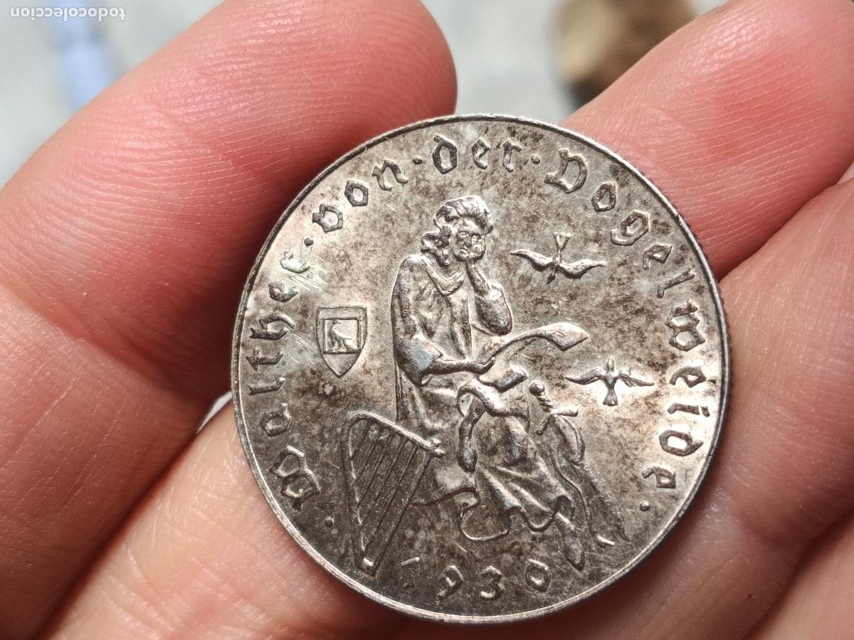 Monedas antiguas de Europa: 2 SCHILLING, AUSTRIA. 1930. WALTHER VON DER VOGELWEIDER, PLATA