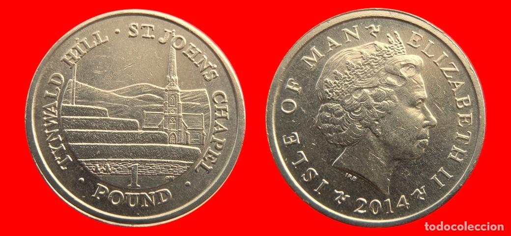 Monedas antiguas de Europa: 1 LIBRA POUND 2014 ISLA DE MAN-142067 - Foto 1