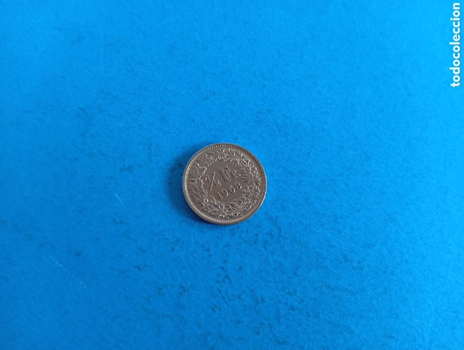 Old Coins of Europe: 1/2 franco de Suiza 1968
