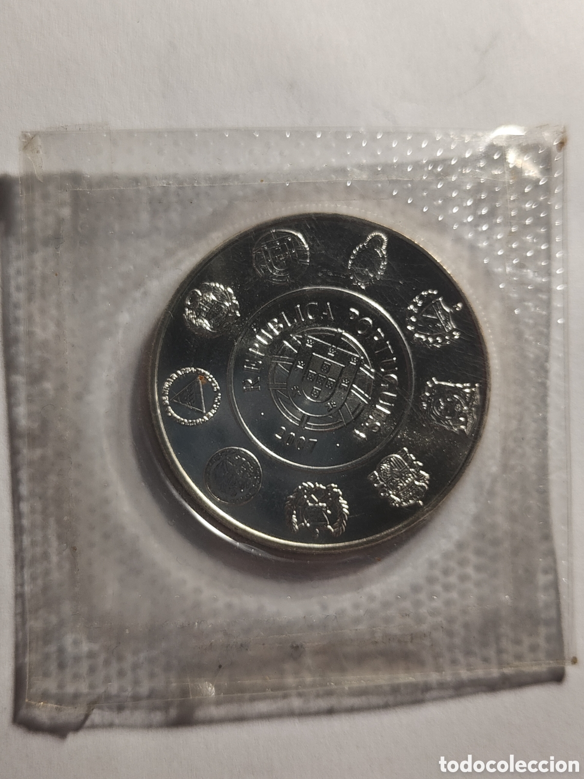 Monedas antiguas de Europa: Plata. Moneda 10&euro; Portugal. 2007