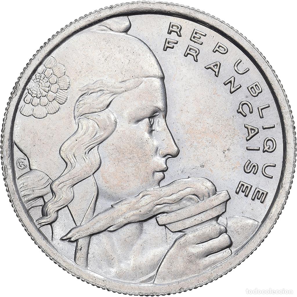 Monedas antiguas de Europa: [#139166] Francia, 100 Francs, Cochet, 1954, Beaumont-Le-Roger, Cupronickel, EBC