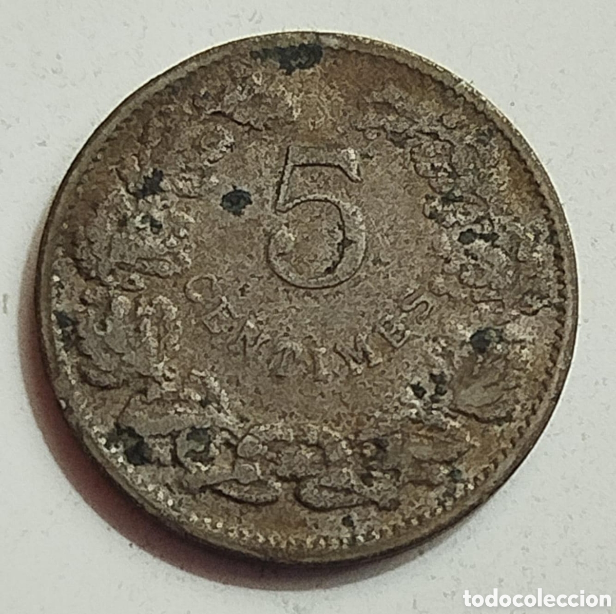 Monedas antiguas de Europa: Moneda 5 C&eacute;ntimos Luxemburgo 1908 - Foto 2