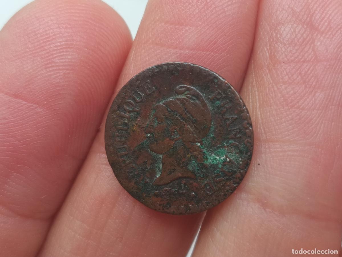 Monedas antiguas de Europa: Francia: 1 centime / c&eacute;ntimo de 1848 Ceca A - Foto 2