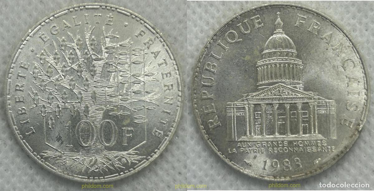 Monedas antiguas de Europa: 4369 FRANCIA 1983 FRANCIA 100 FRANCOS 1983 PANTHEON
