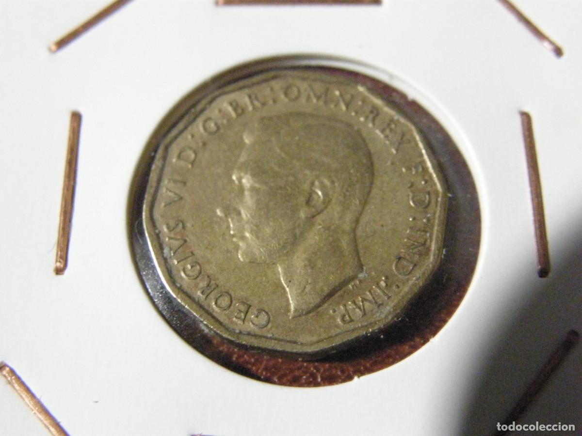 Old Coins of Europe: THREE PENCE DE 1945 REY JORGE VI - INGLATERRA